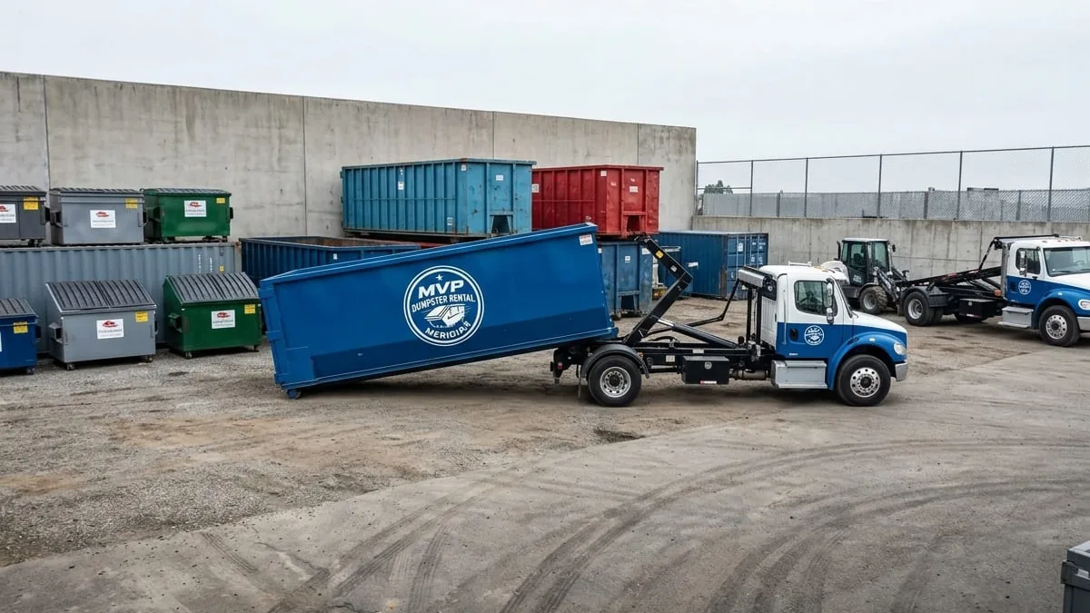 Service area — Meridian, MS MVP Dumpster Rental Meridian serving Meridian and the Meridian area