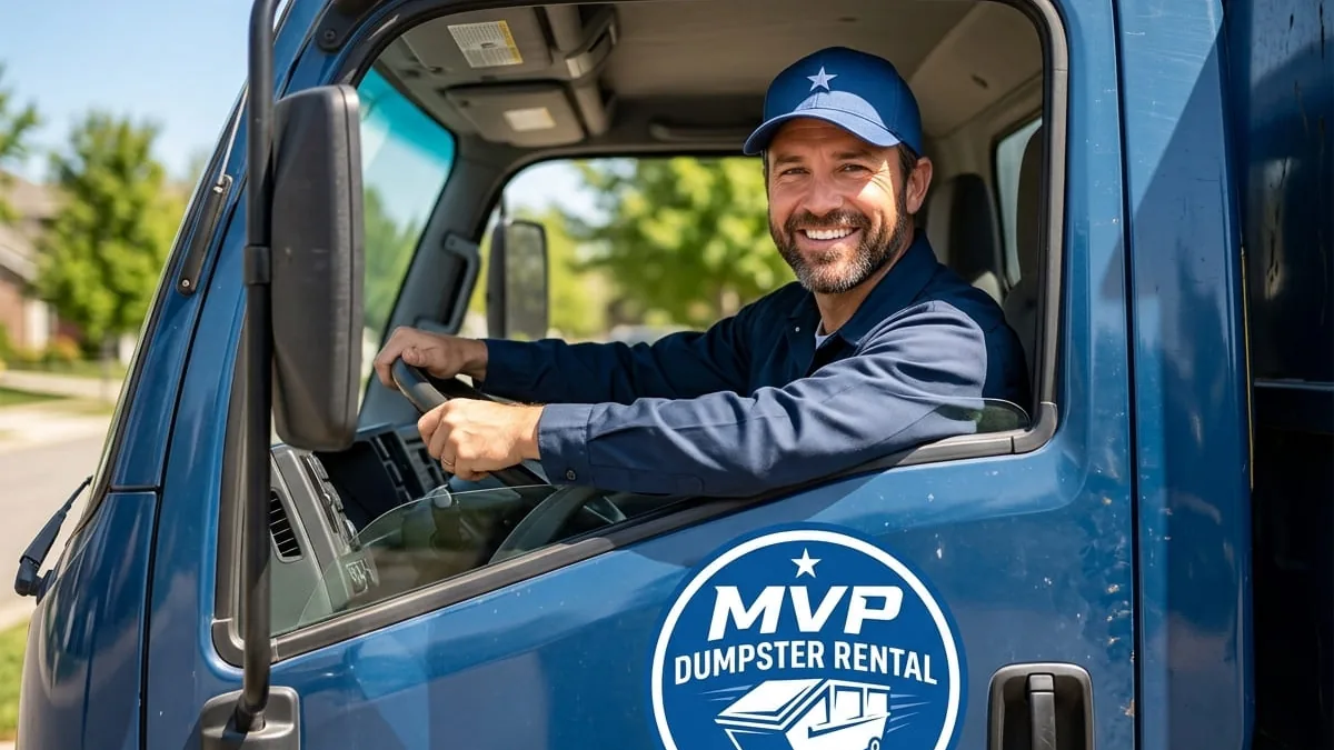 Yard Waste Dumpster Rental in Meridian, MS &mdash; MVP Dumpster Rental Meridian